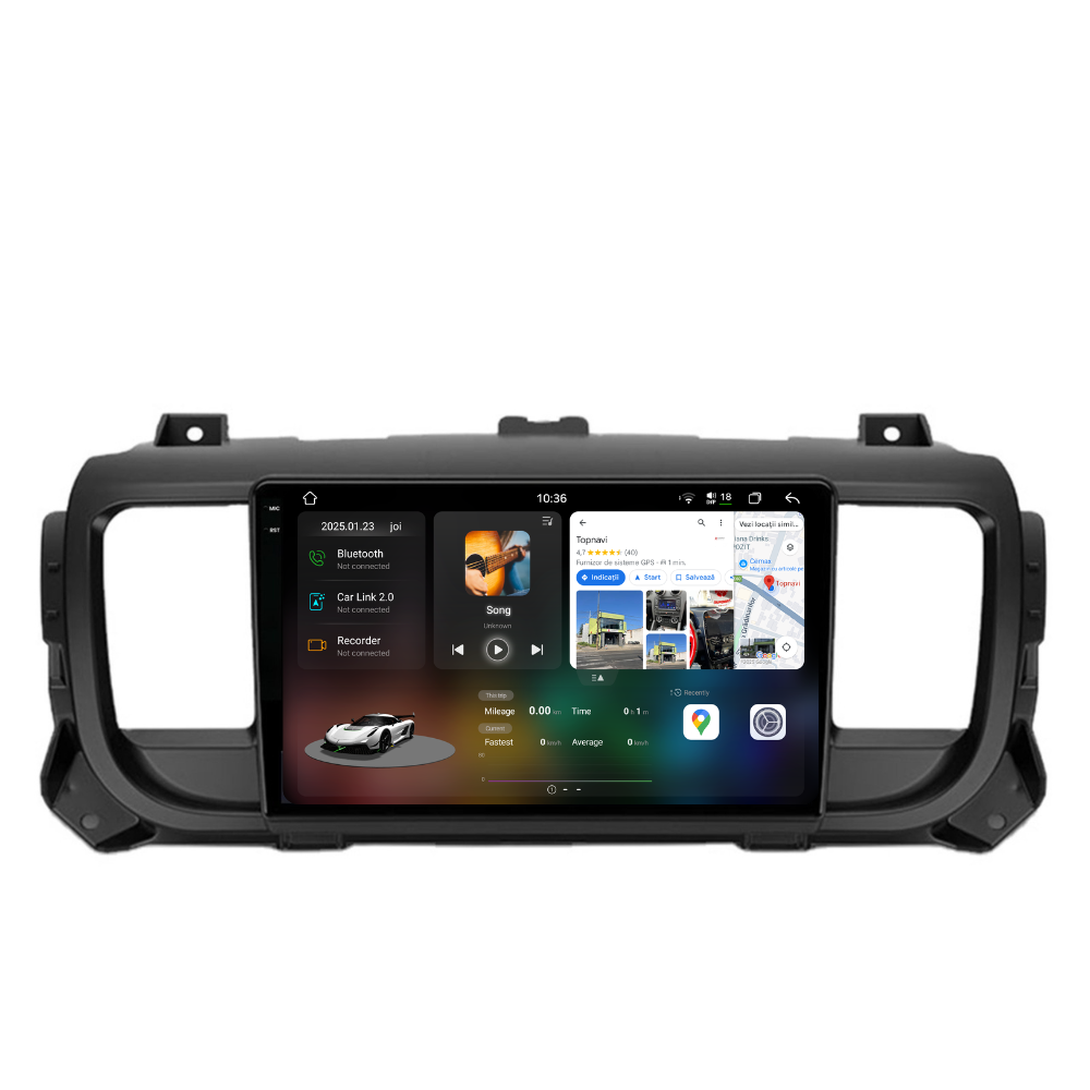Navigatie Peugeot Expert (2016-2021), Ecran 9 inch 2K, 12GB RAM 256GB, 8-core