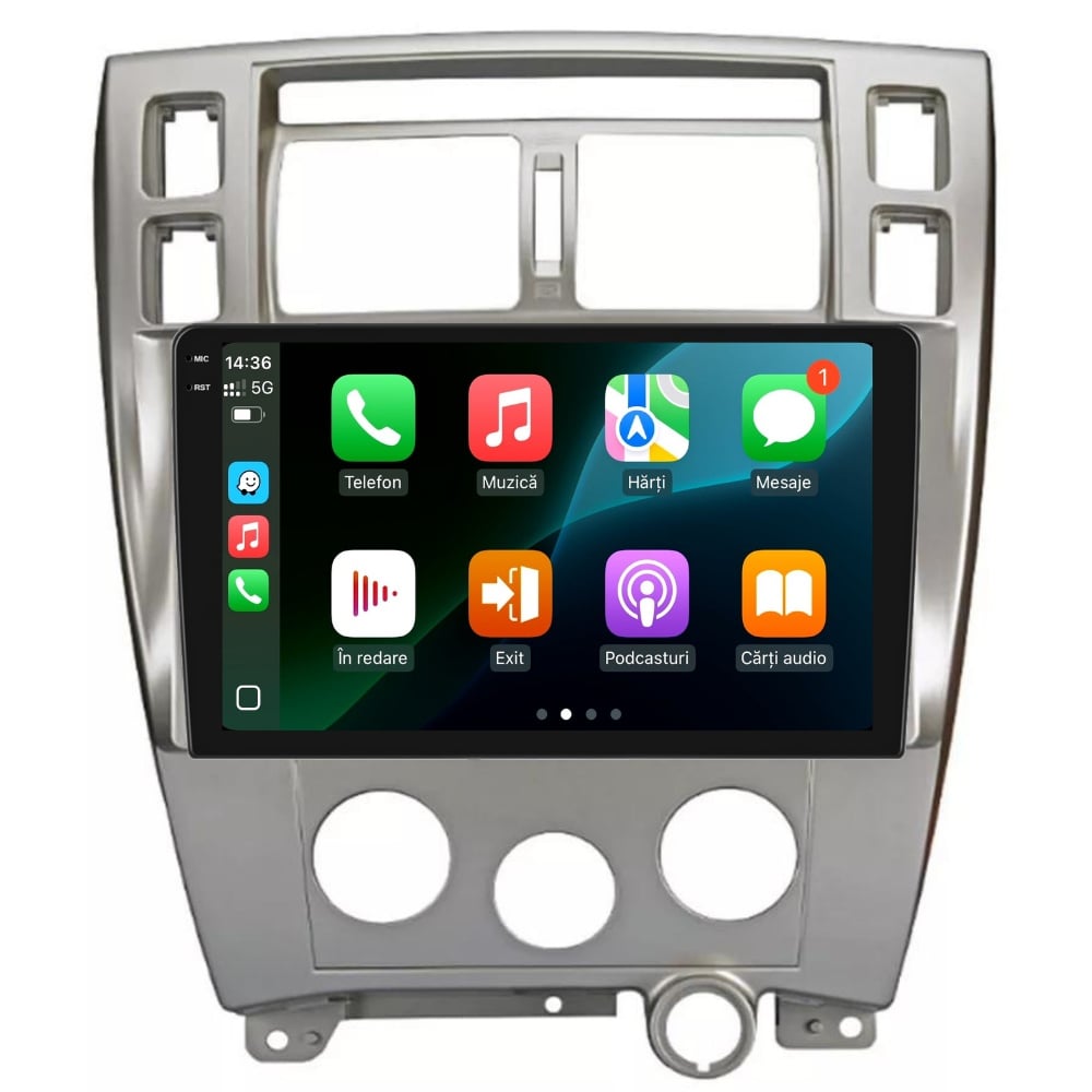 Navigatie Hyundai Tucson (2006-2010), Ecran 10", Carplay / Android Auto
