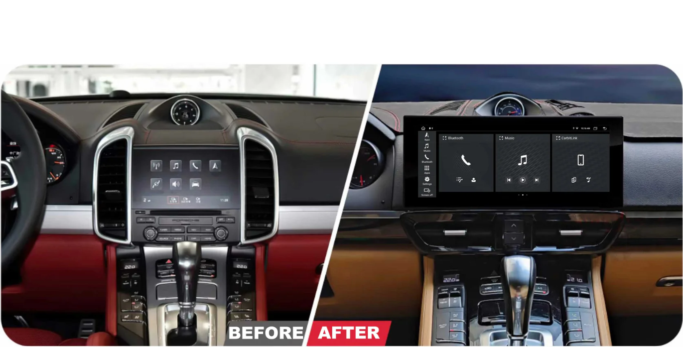 Navigație Porsche Cayenne (2010-2017), Ecran 12.3 inch, Android, 8GB RAM 128GB