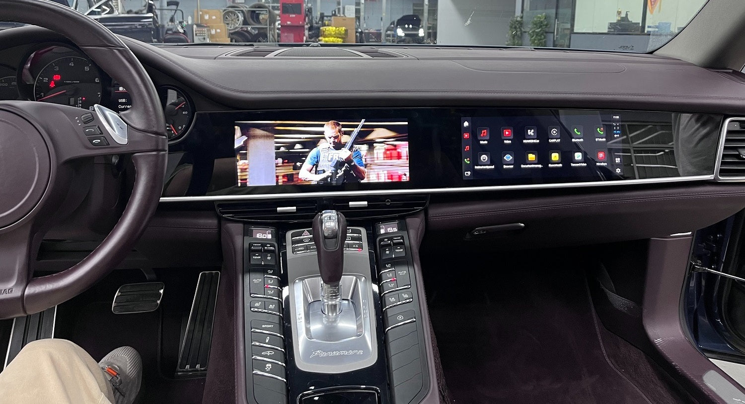 Navigație Porsche Panamera (2009-2016), Ecran Dual Screen 12.3 + 11.4 inch, Android, 8GB RAM 256GB