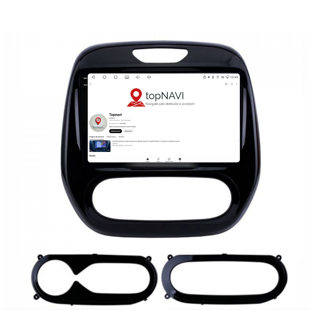 Navigatie Renault Captur (2013-2019), Android, Ecran 2K, 8GB RAM 256GB, 8-core