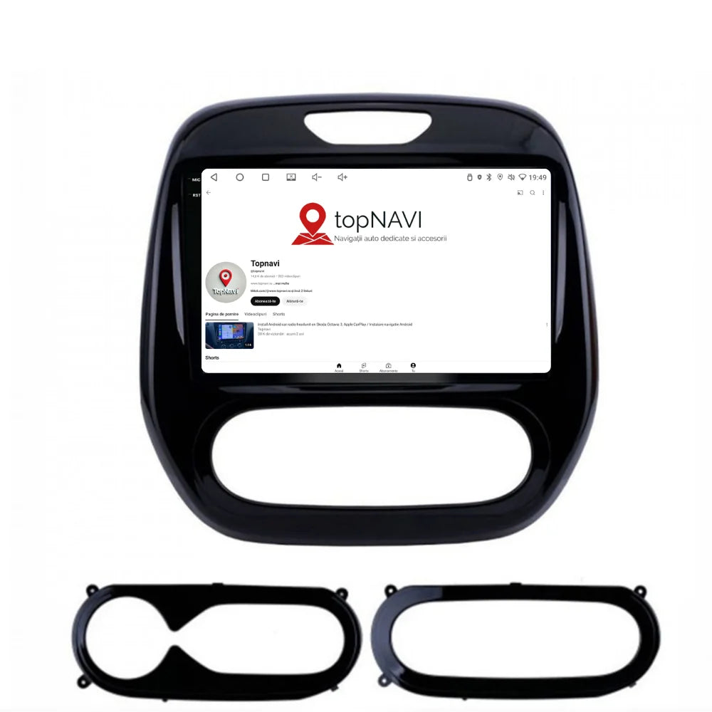 Navigatie Renault Captur (2013-2019), Android, Ecran 9 inch, 4GB RAM 64GB, 4-core