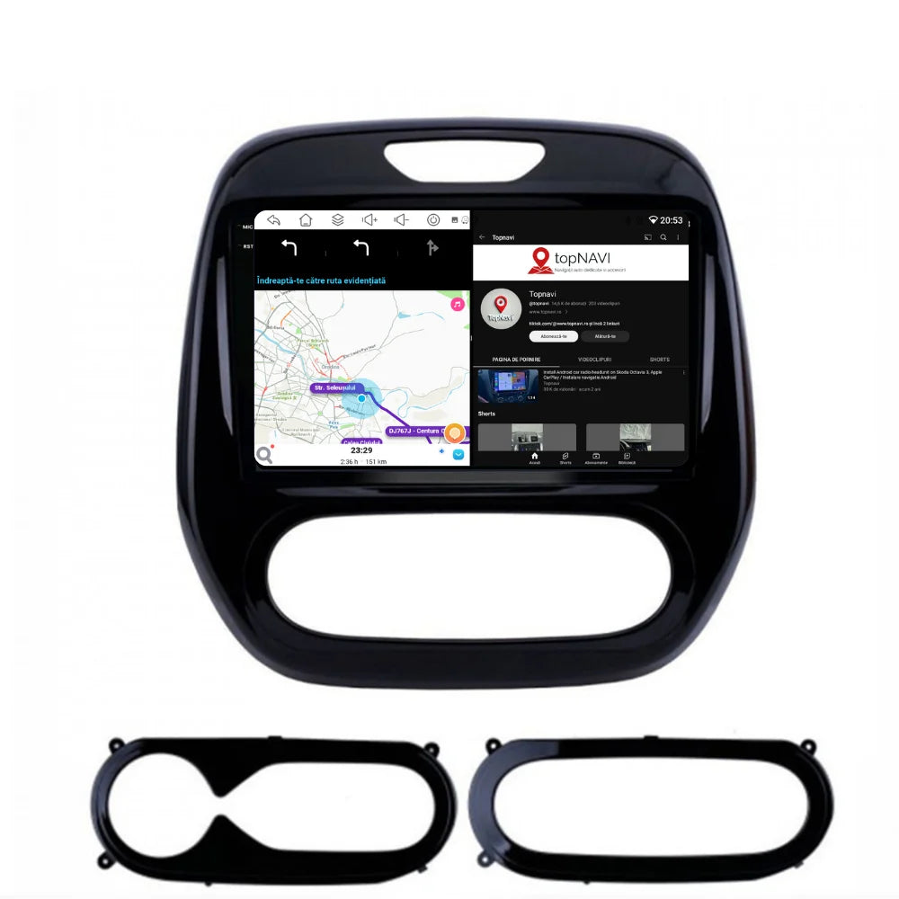 Navigatie Renault Captur (2013-2019), Android, Ecran 9", Carplay  / Android auto