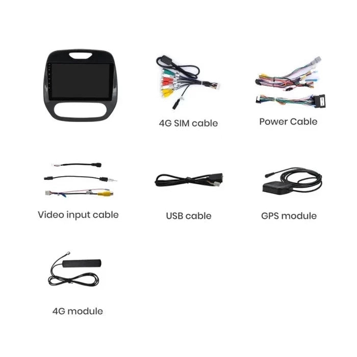 Navigatie Renault Captur (2013-2019), Android, Ecran 9 inch, 4GB RAM 64GB, 8-core