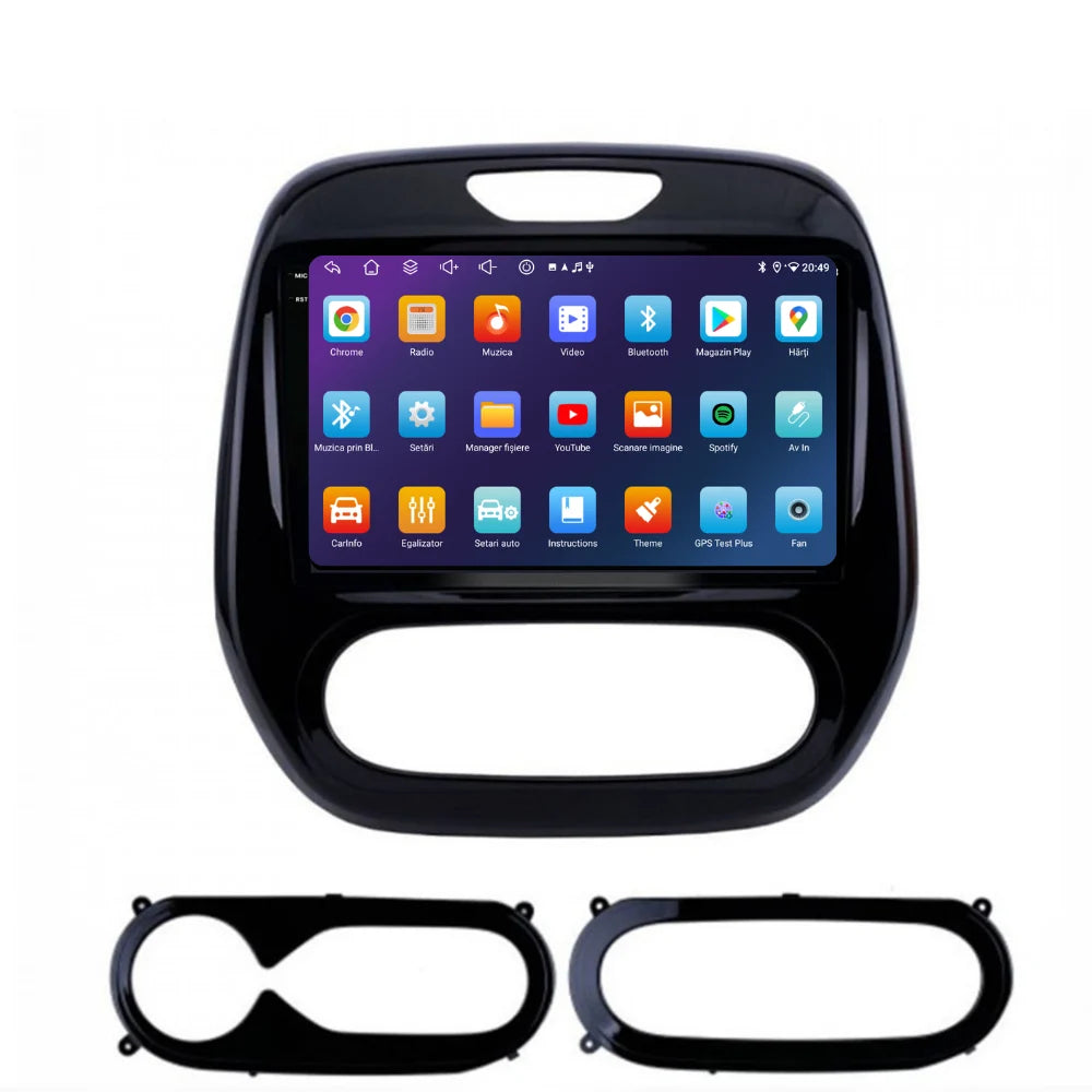 Navigatie Renault Captur (2013-2019), Android, Ecran 9", Carplay  / Android auto