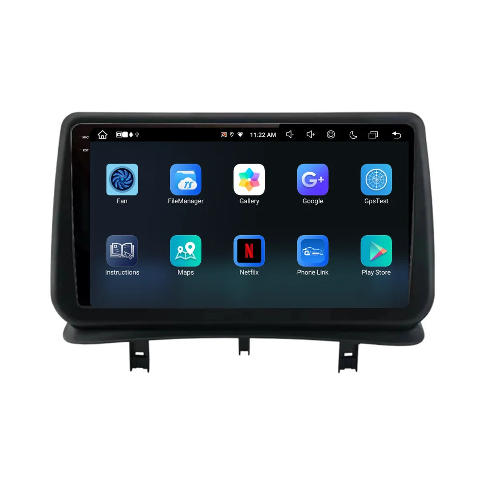 Navigatie Renault Clio 3 (2005-2014), Ecran 9 inch, 8GB RAM 256GB, 8-core