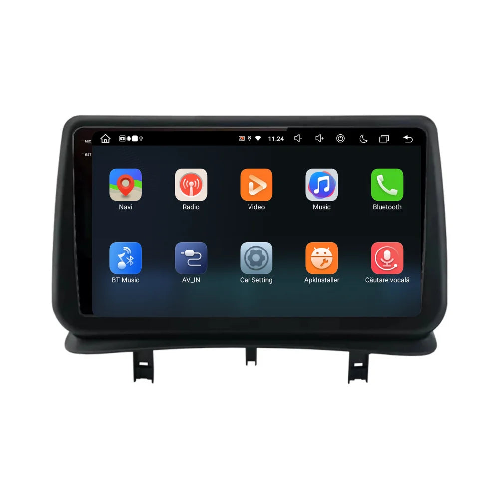 Navigatie Renault Clio 3 (2005-2014), Ecran 9 inch, 8GB RAM 256GB, 8-core