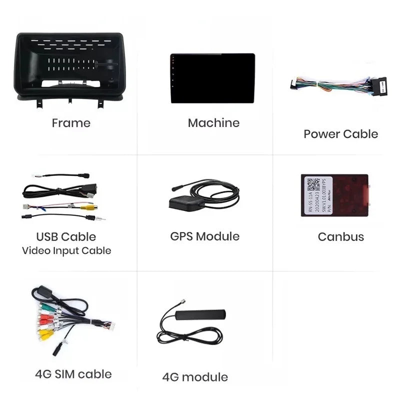 Navigatie Renault Clio 3 (2005-2014), Ecran 9 inch, 8GB RAM 256GB, 8-core