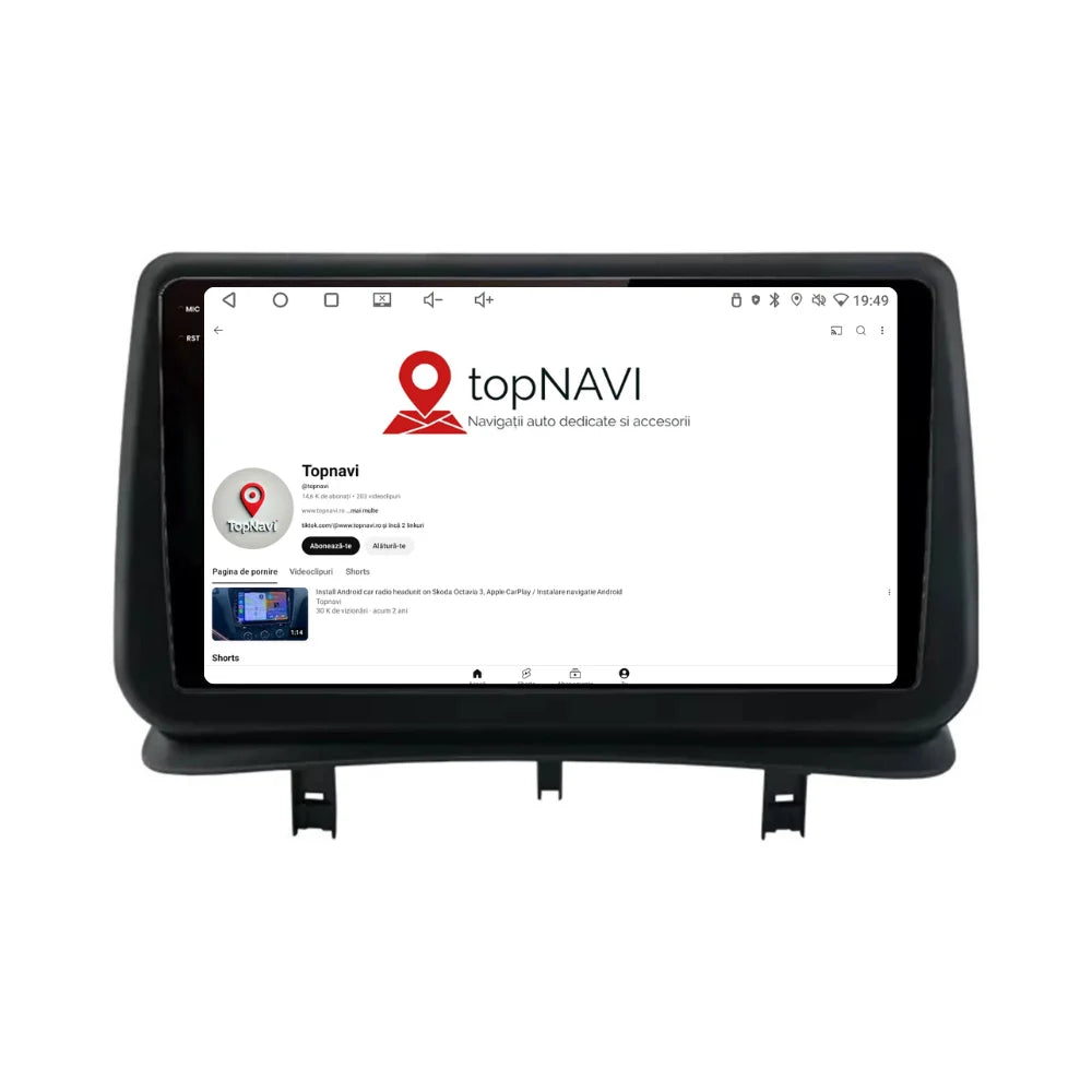 Navigatie Renault Clio 3 (2005-2014), Ecran 2K, 8GB RAM 256GB, 8-core