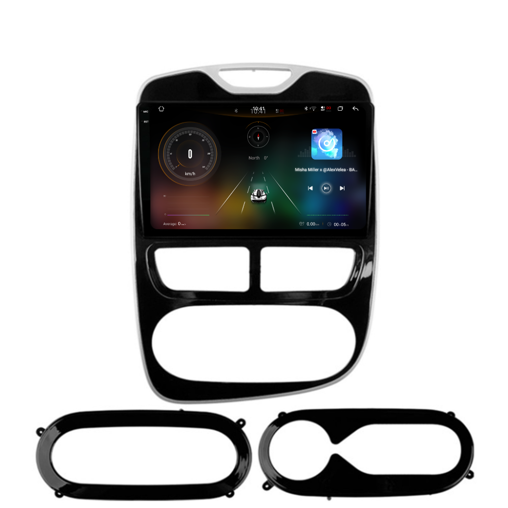 Navigatie Renault Clio 4 (2012-2016), Ecran 10 inch 2K, 12GB RAM 256GB, 8-core