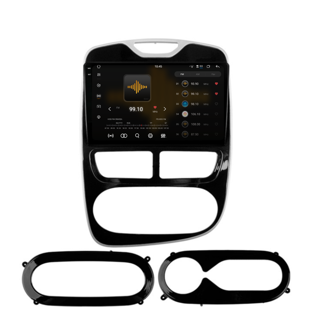 Navigatie Renault Clio 4 (2012-2016), Ecran 10 inch 2K, 12GB RAM 256GB, 8-core