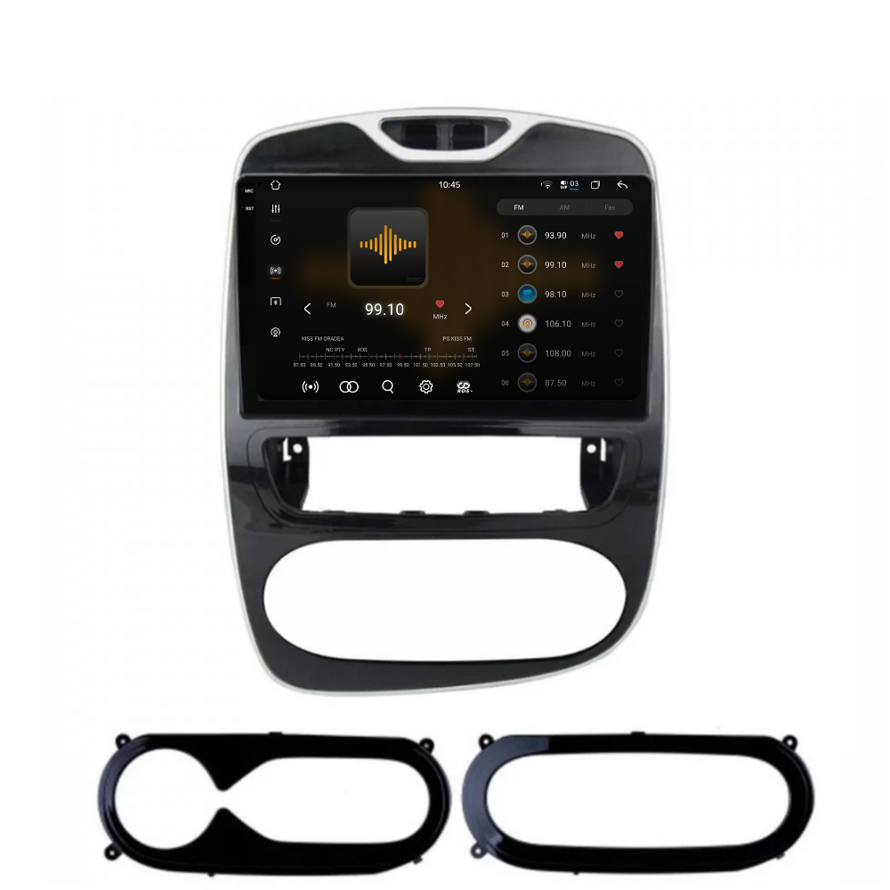 Navigatie Renault Clio 4 (2016-2019), Ecran 10 inch 2K, 12GB RAM 256GB, 8-core