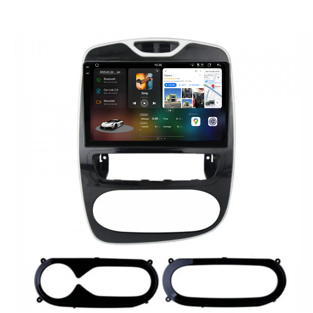 Navigatie Renault Clio 4 (2016-2019), Ecran 10 inch 2K, 12GB RAM 256GB, 8-core