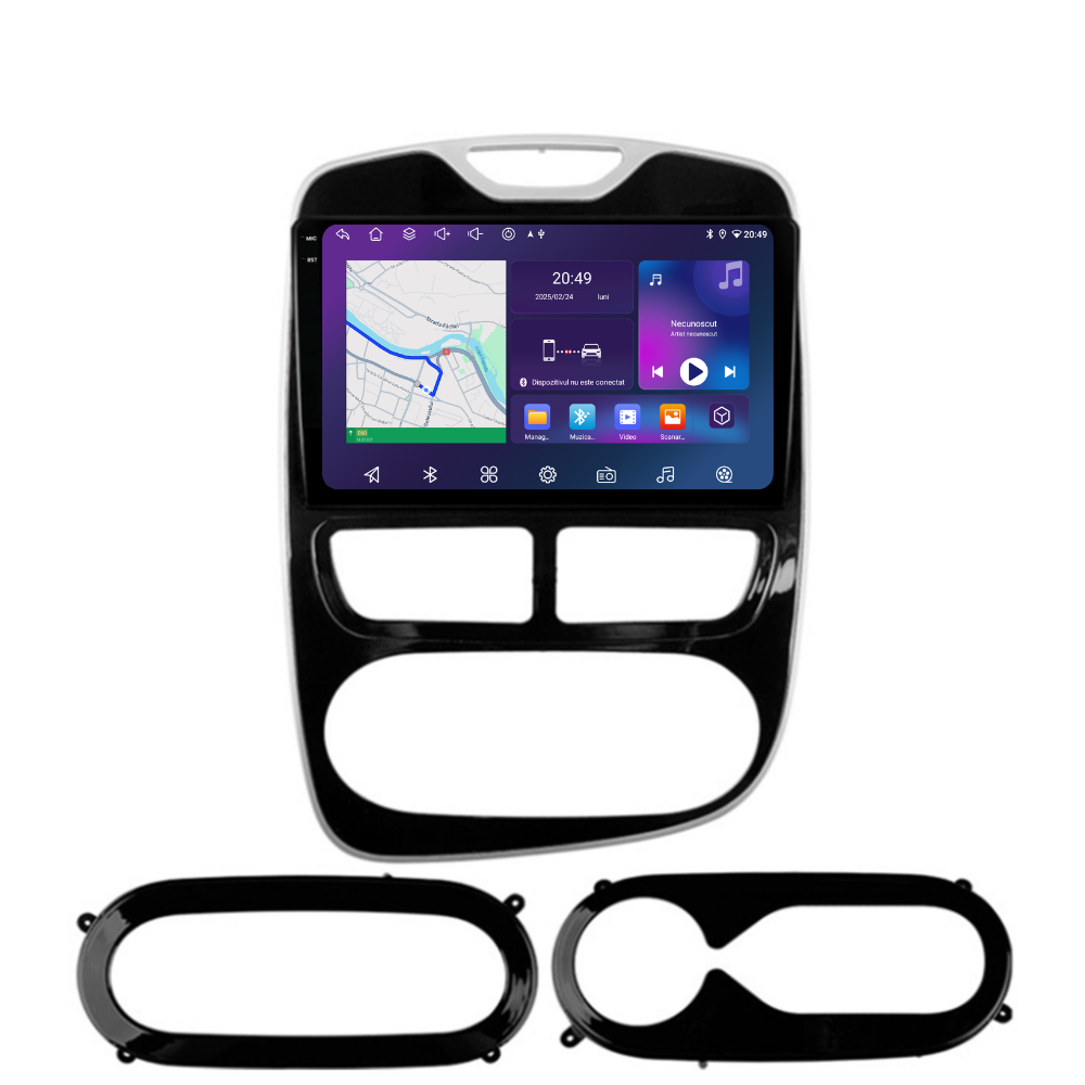 Navigatie Renault Clio 4 (2012-2016), Ecran 10 inch, 6GB RAM 128GB, 8-core