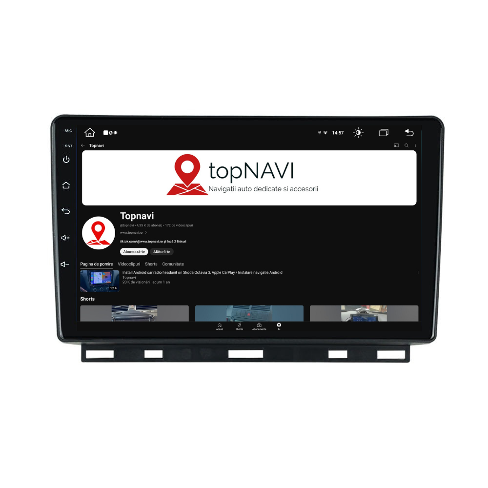 Navigatie Renault Clio 5 (2019+), Ecran 9 inch, 1GB RAM 32GB