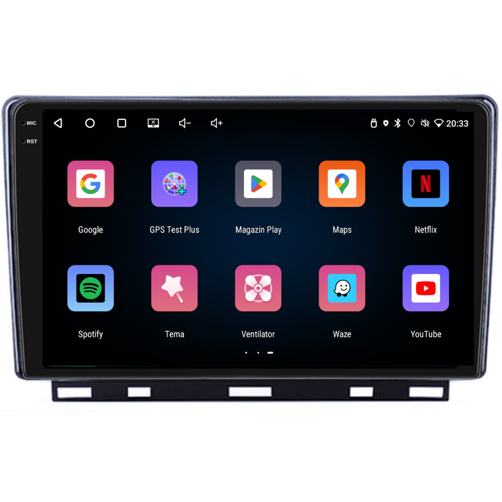 Navigatie Renault Clio 5 (2019+), Ecran 9 inch, 2GB RAM 32GB