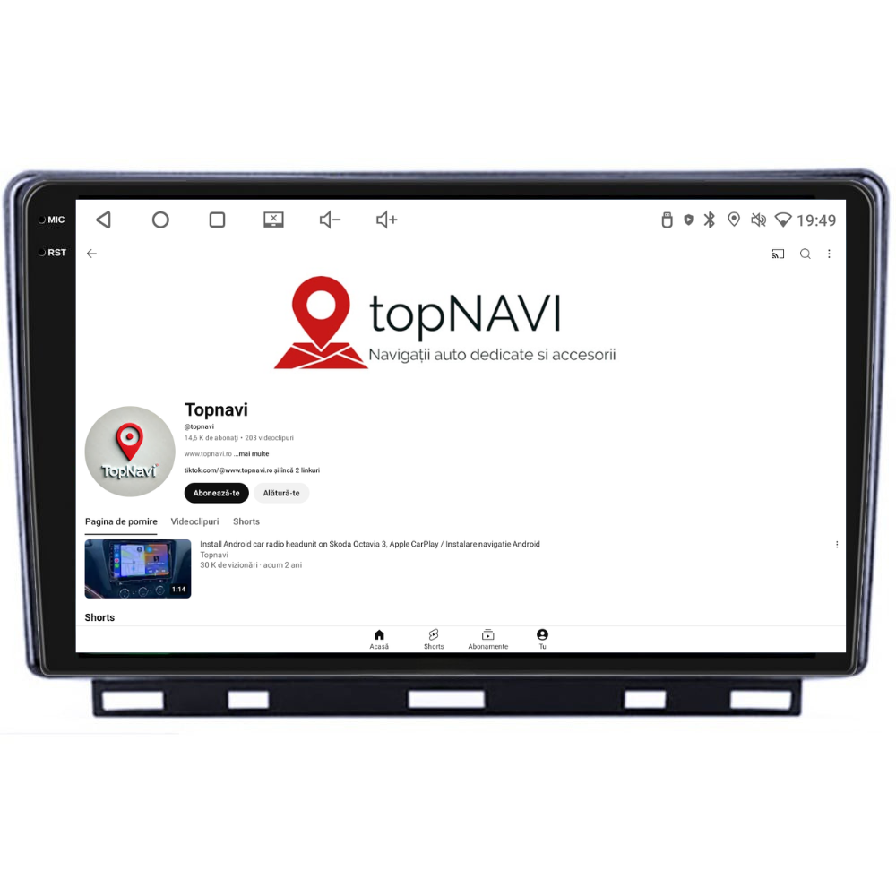 Navigatie Renault Clio 5 (2019+), Ecran 9 inch, 6GB RAM 128GB, 8-core