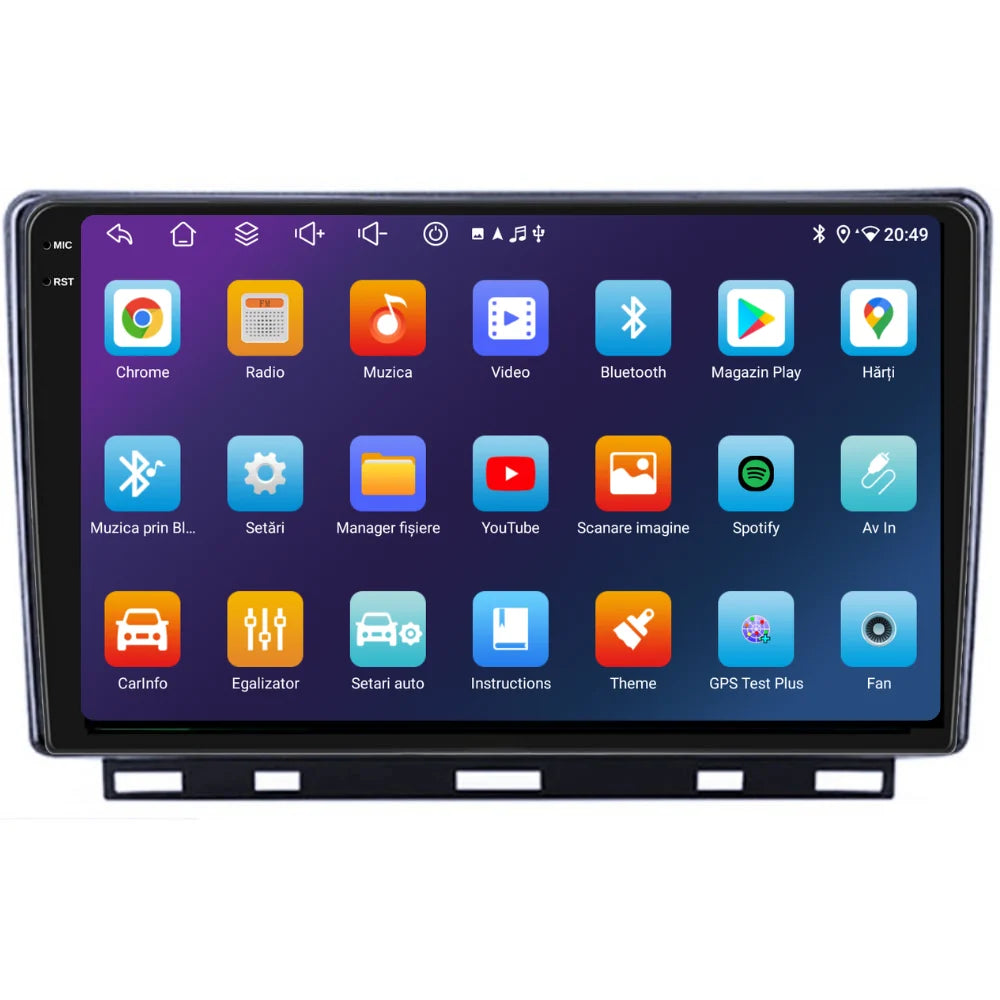 Navigatie Renault Clio 5 (2019+), Ecran 9 inch, 6GB RAM 128GB, 8-core