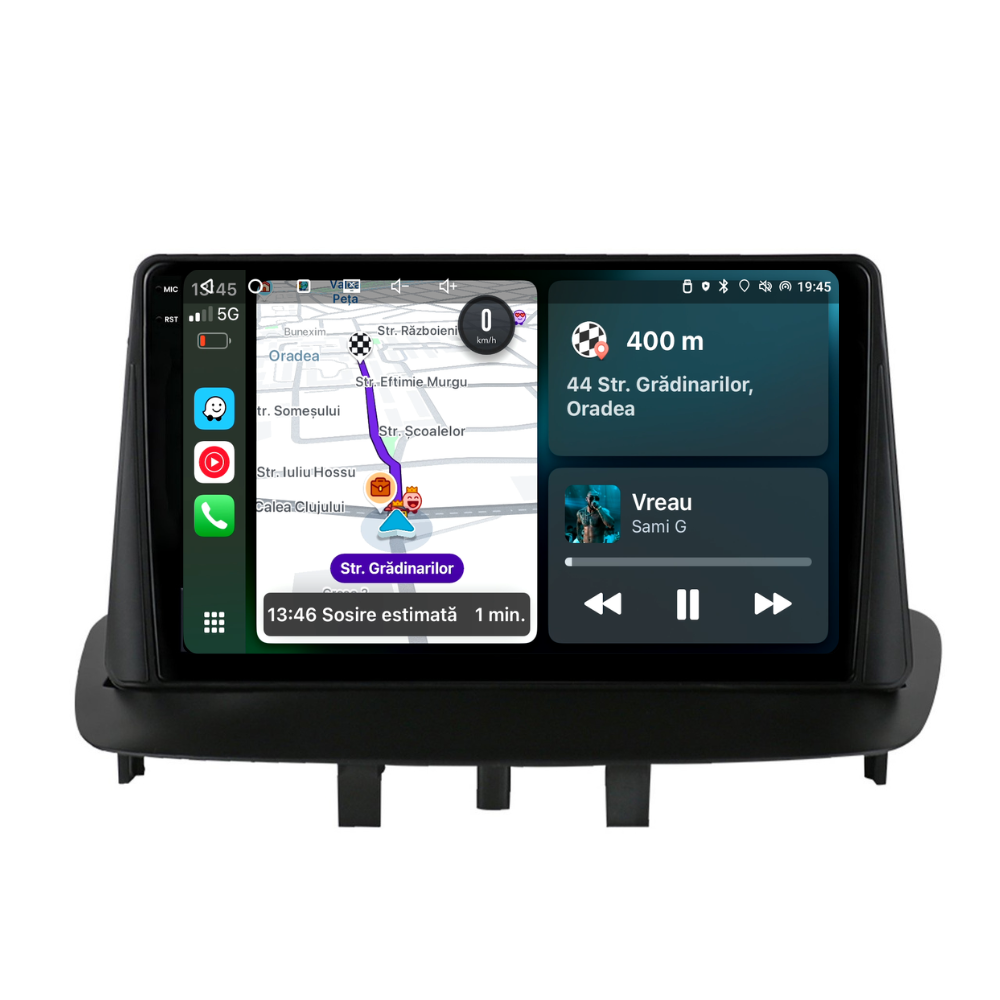 Navigatie Renault Fluence (2009-2017), Ecran 9 inch, 2GB RAM 32GB