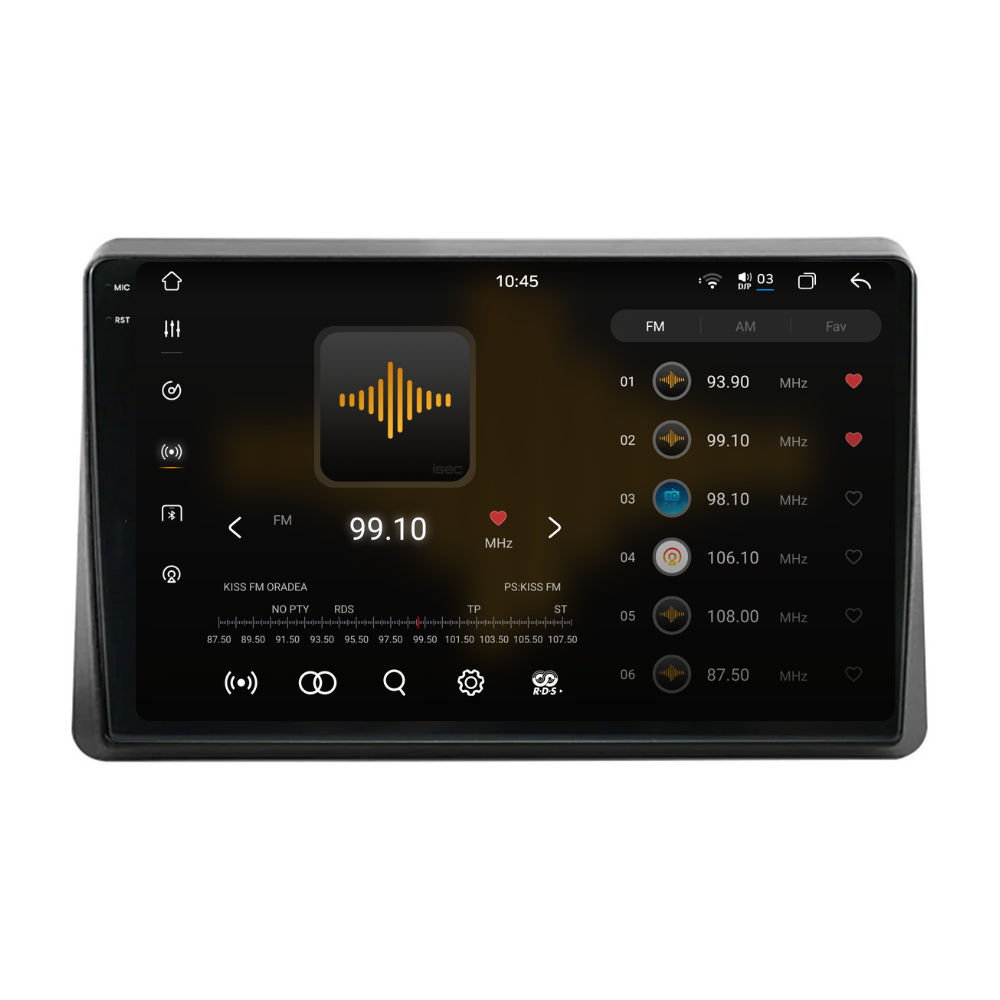 Navigatie Renault Express (2021+), Ecran 9 inch 2K, 12GB RAM 256GB, 8-core