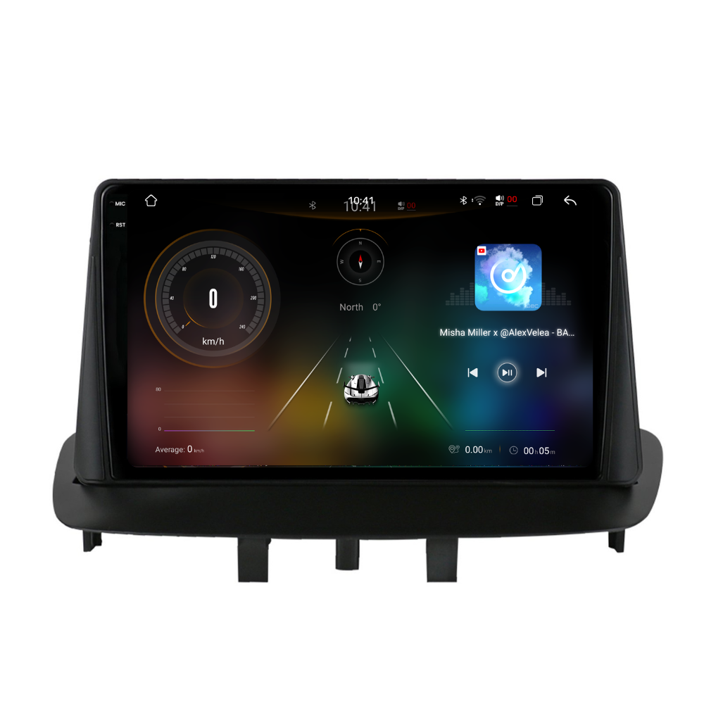 Navigatie Renault Fluence (2009-2017), Ecran 9 inch 2K, 12GB RAM 256GB, 8-core