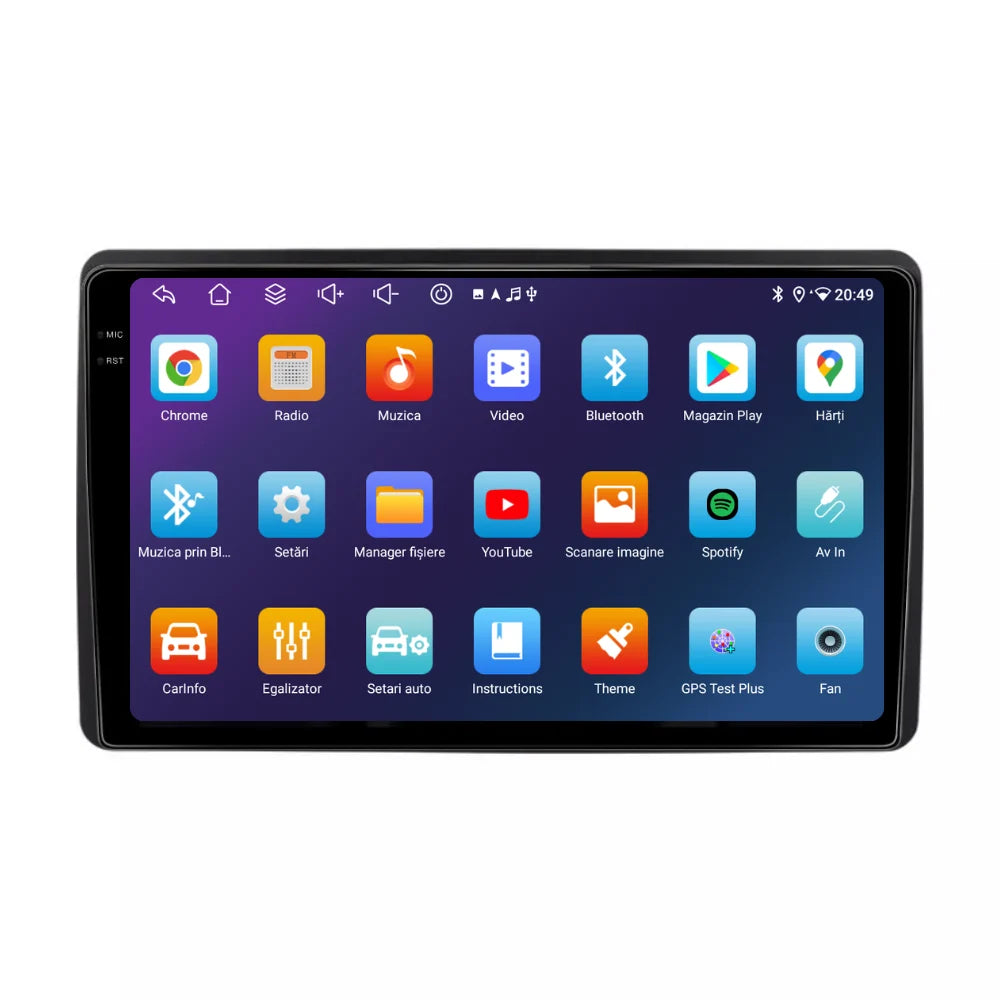 Navigatie Renault Express (2021+), Ecran 9 inch, 4GB RAM 64GB, 8-core