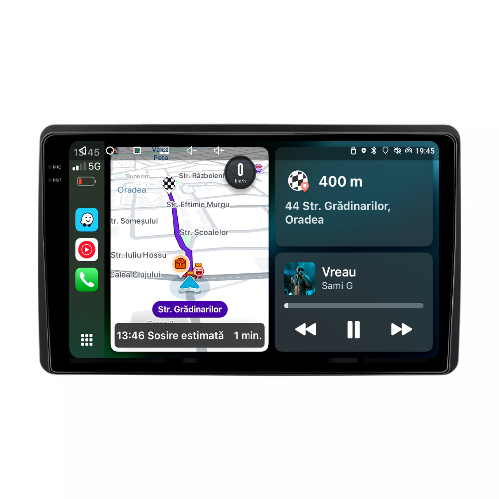 Navigatie Renault Express (2020+), Ecran 9 inch, 4GB RAM 64GB, 8-core
