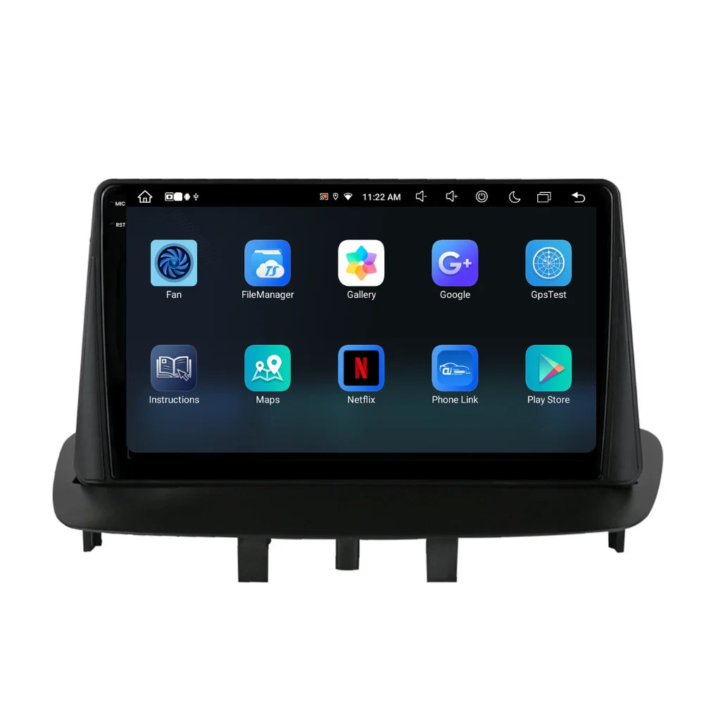 Navigatie Renault Fluence (2009-2017), Ecran 2K, 4GB RAM 64GB, 8-core