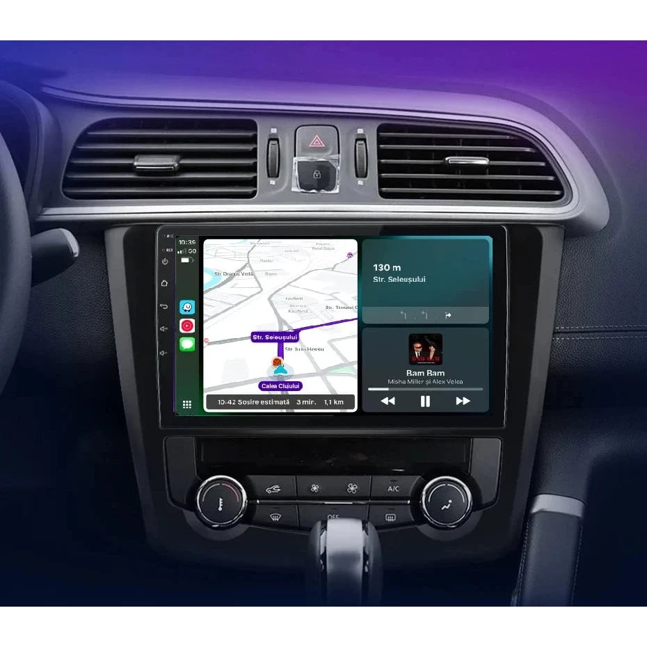 Navigatie Renault Kadjar 2015-2019, Android 12, 8GB RAM 256GB, carplay / android auto,octacore, 4G