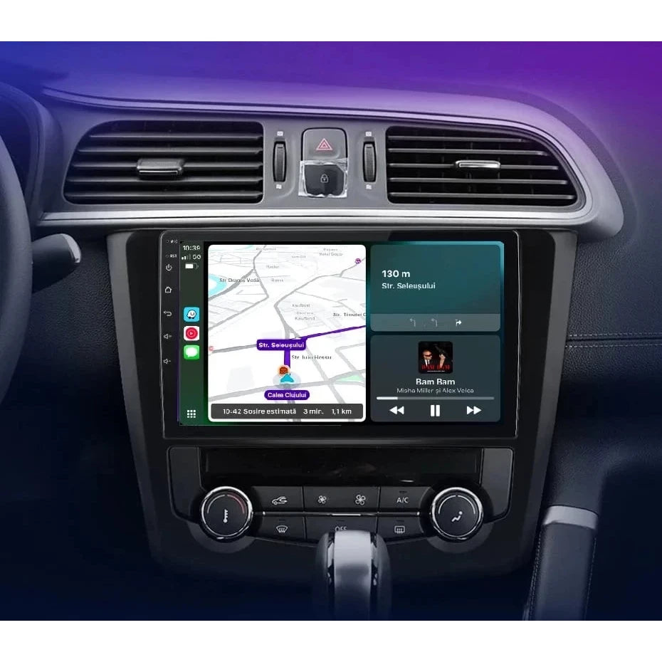 Navigatie Renault Kadjar 2015-2019, Android, Ecran 2K, 8GB RAM 256GB, carplay / android auto,octacore, 4G