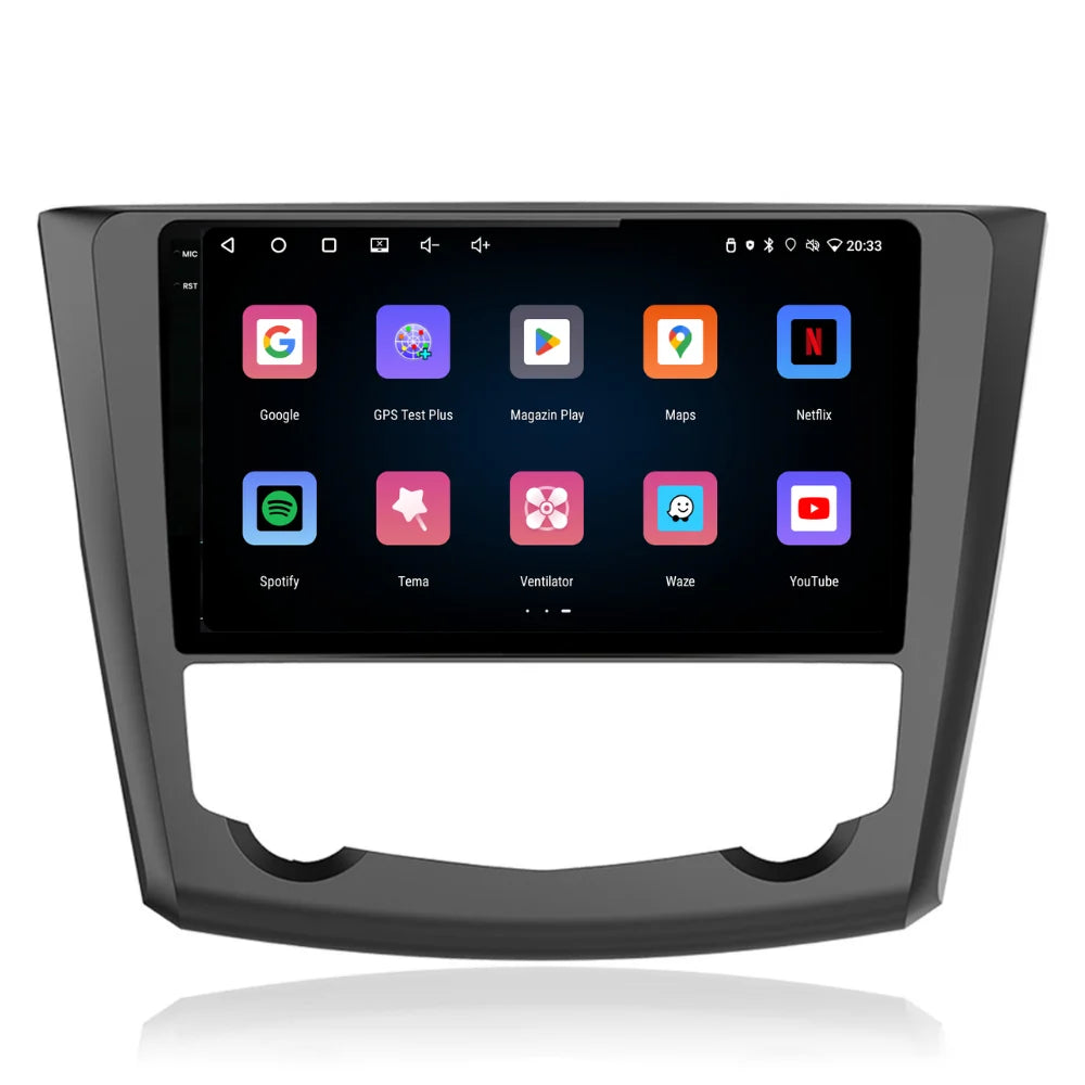 Navigatie Renault Kadjar 2015-2019, Android, Ecran 2K, 8GB RAM 256GB, carplay / android auto,octacore, 4G