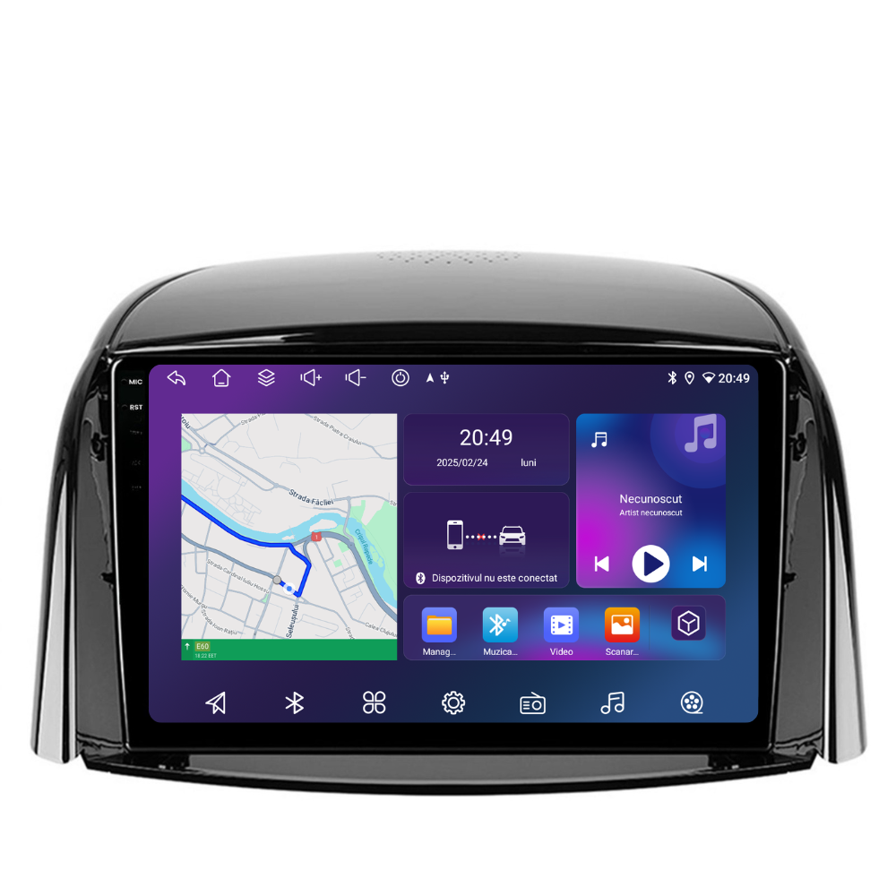 Navigatie Renault Koleos (2008-2016), Ecran 9 inch, 6GB RAM 128GB, 8-core