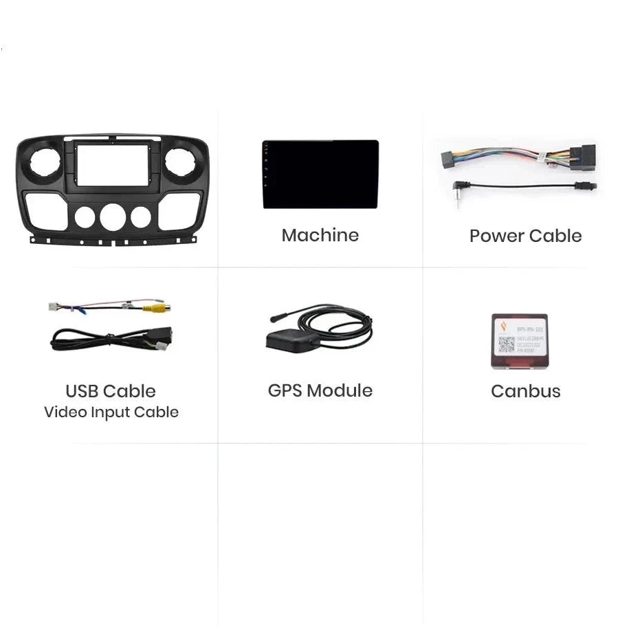 Navigatie Opel Movano (2010-2020), Ecran 10 inch, 2GB RAM 32GB