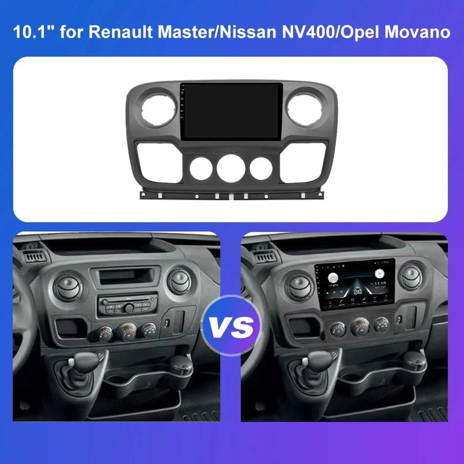 Navigatie Nissan NV400 (2010-2020), Ecran 10 inch, 6GB RAM 128GB, 8-core