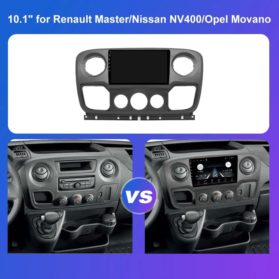 Navigatie Renault Master (2010-2020), Ecran 2K, 4GB RAM 64GB, 8-core