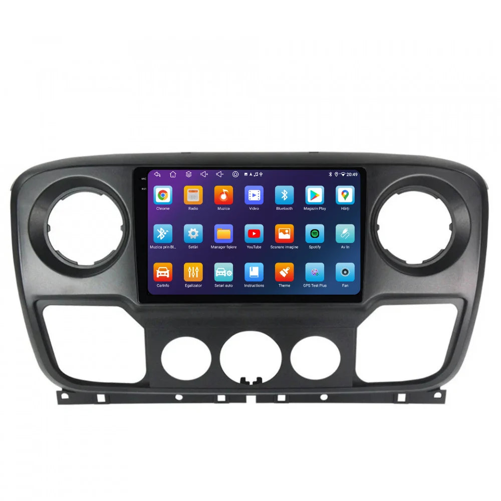 Navigatie Opel Movano (2010-2020), Ecran 10 inch, 4GB RAM 64GB, 8-core