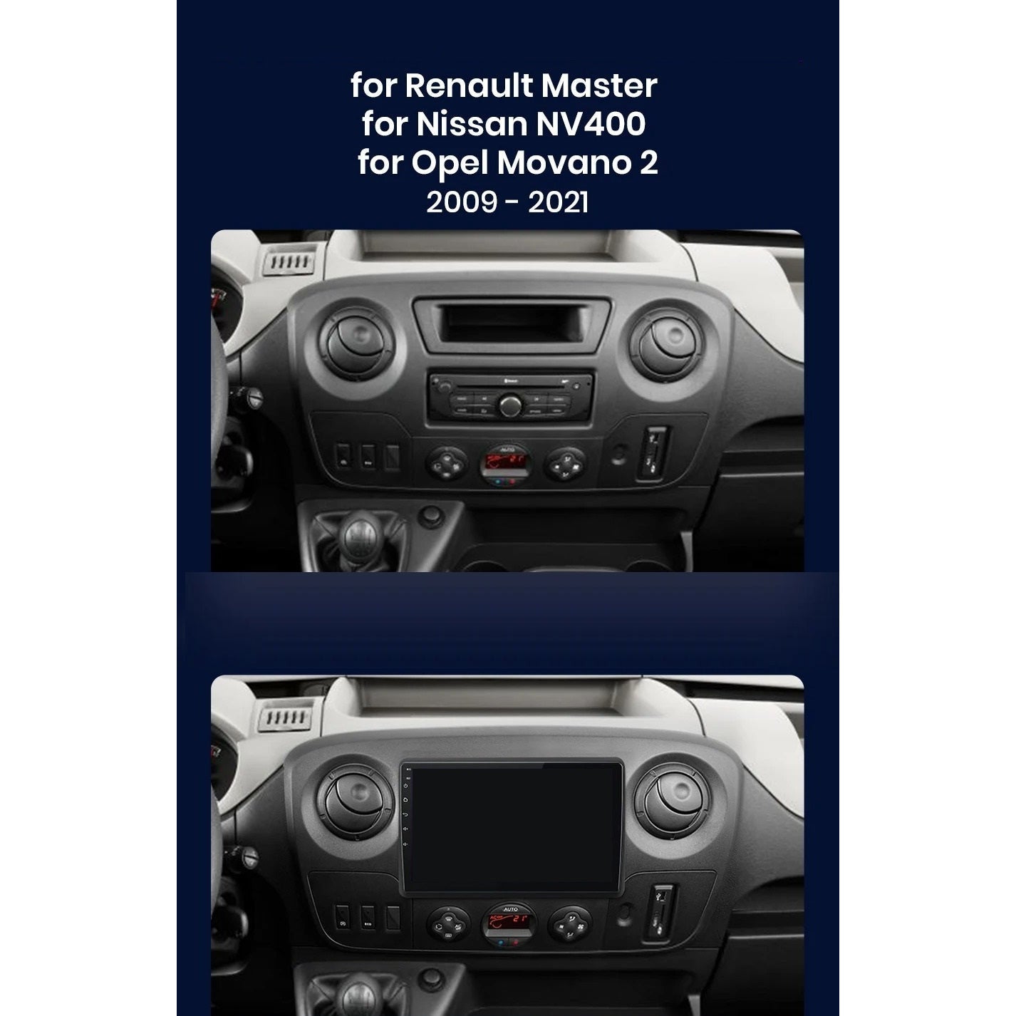 Navigatie Renault Master (2010-2020), Ecran 2K, 4GB RAM 64GB, 8-core