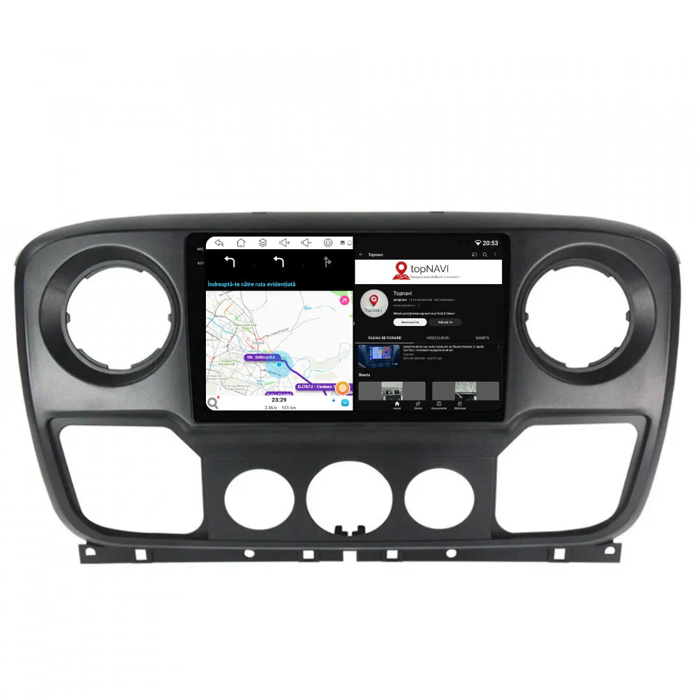 Navigatie Renault Master (2010-2020), Ecran 10 inch, 6GB RAM 128GB, 8-core