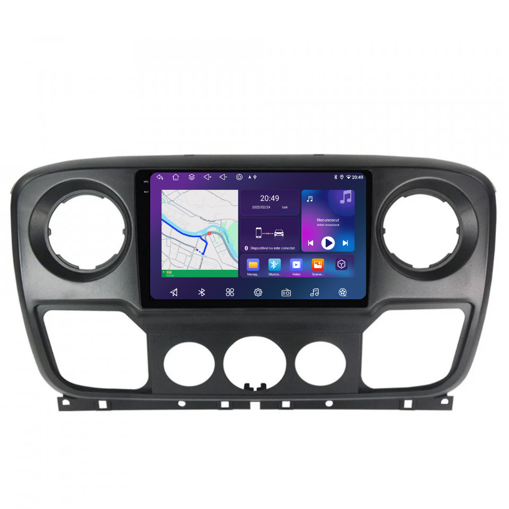 Navigatie Renault Master (2010-2020), Ecran 10 inch, 6GB RAM 128GB, 8-core