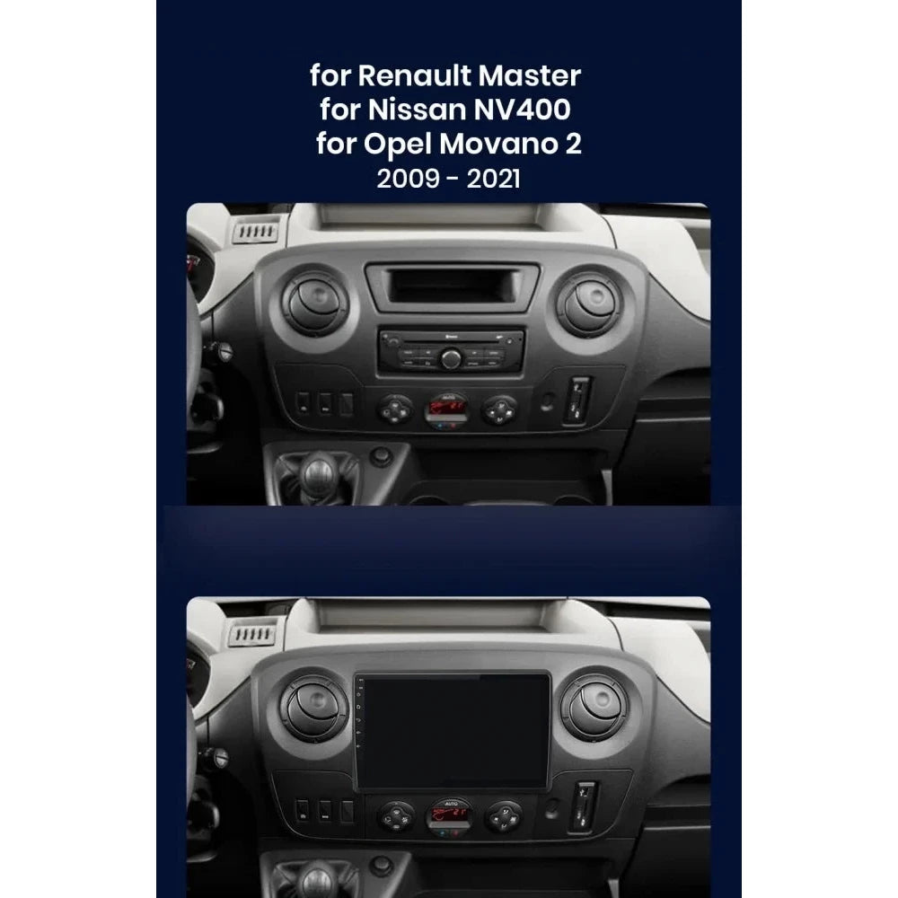 Navigatie Nissan NV400 (2010-2020), Ecran 10 inch, 1GB RAM 32GB