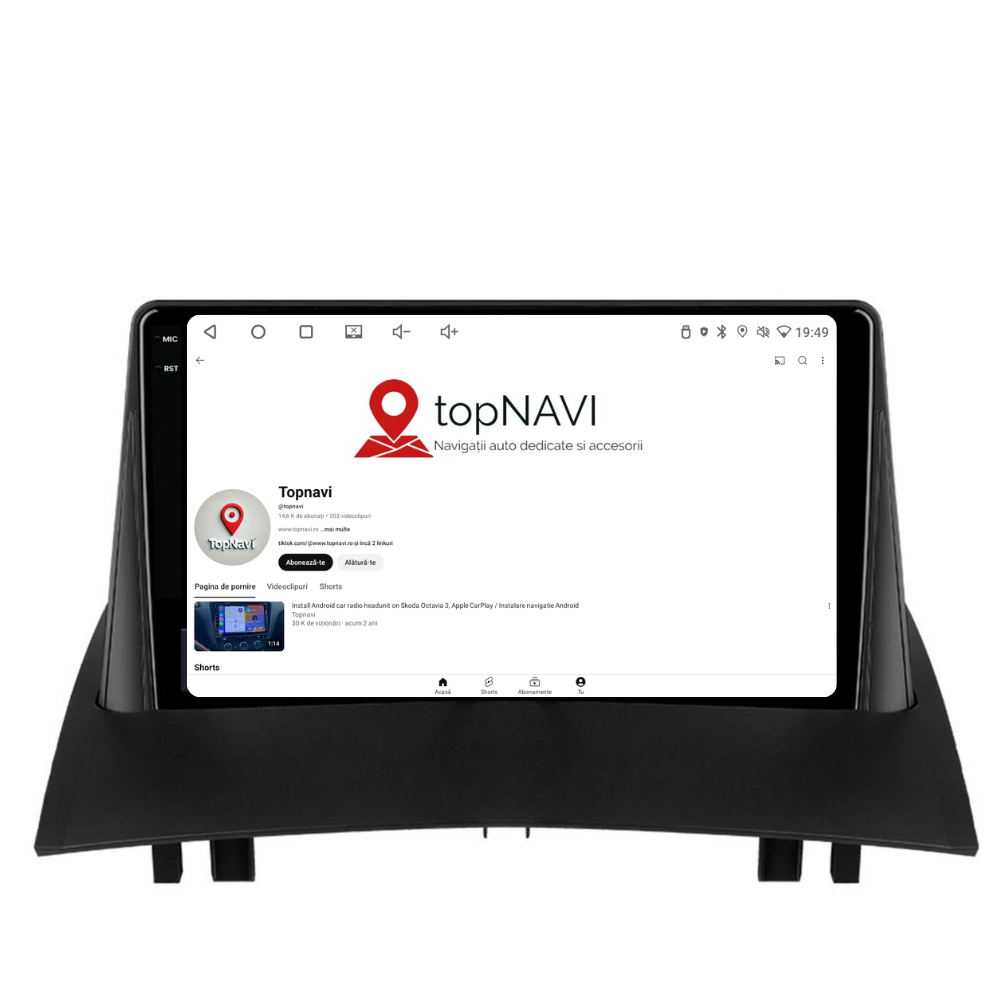 Navigatie Renault Megane 2 (2002-2009), Ecran 9 inch, 6GB RAM 128GB, 8-core