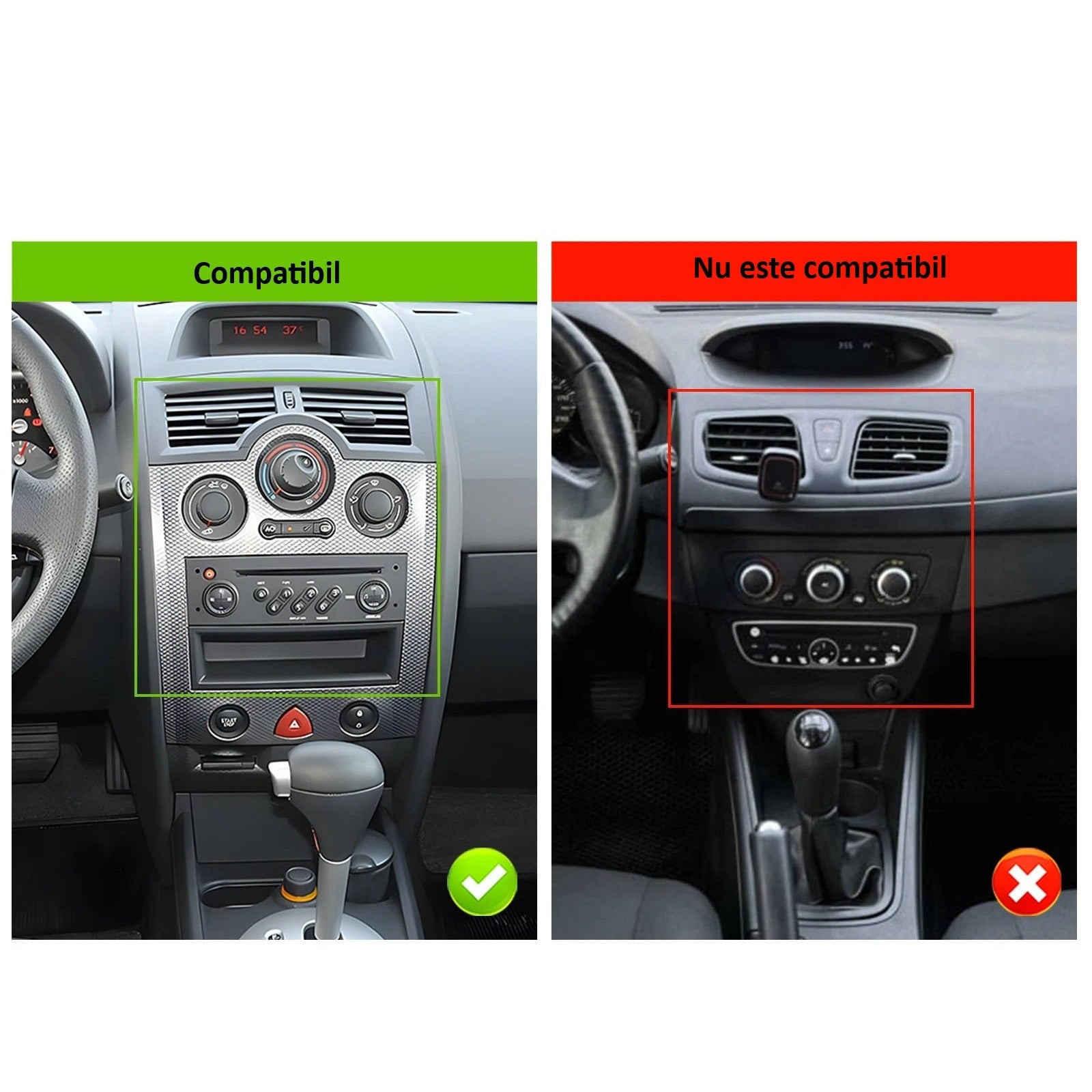 Navigatie Renault Megane 2 (2002-2009), ecran 7 inch, 2GB RAM 64GB