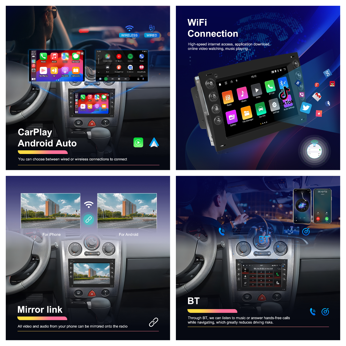 Navigatie Renault Megane 2 (2002-2009), ecran 7 inch, 2GB RAM 64GB