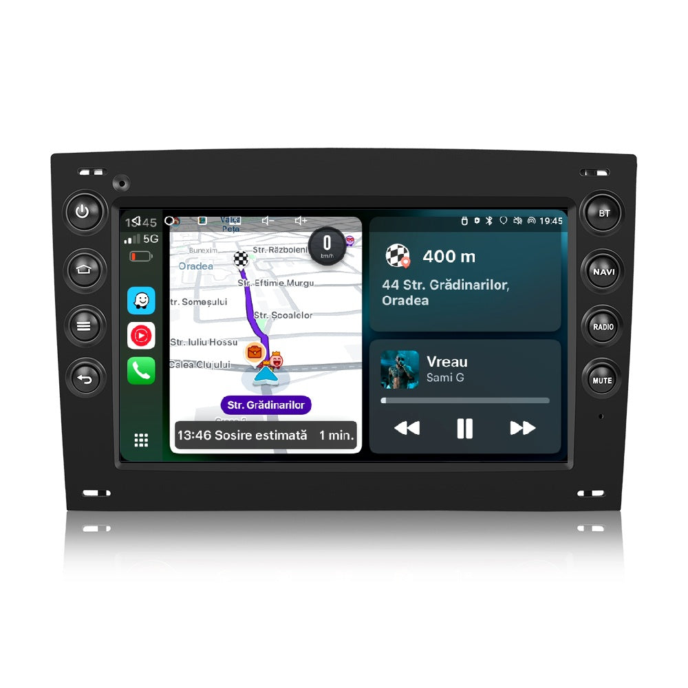 Navigatie Renault Megane 2 (2002-2009), ecran 7 inch, 2GB RAM 64GB