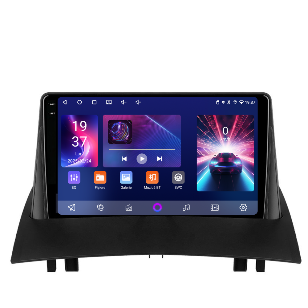 Navigatie Renault Megane 2 (2002-2009), Ecran 9 inch, 4GB RAM 64GB, 4-core