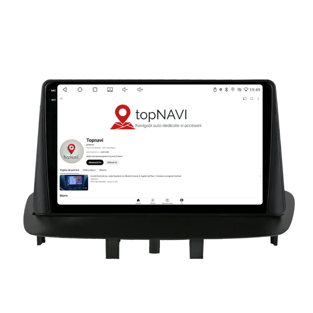 Navigatie Renault Megane 3 (2008-2016), Ecran 9 inch 2K, 12GB RAM 256GB, 8-core
