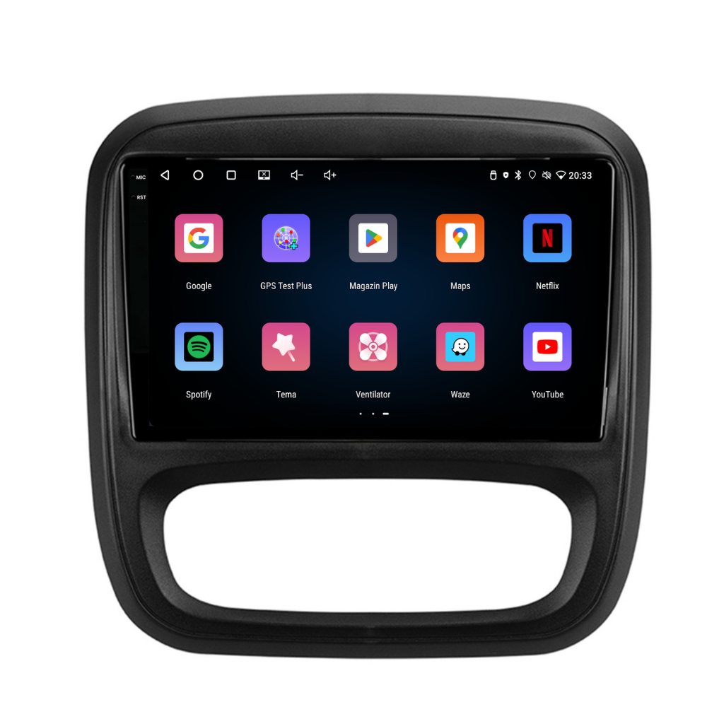Navigatie Renault Trafic (2015-2019), Android, Ecran 9 inch, 2GB RAM 32GB