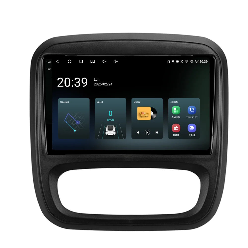 Navigatie Renault Trafic (2015-2019), Android, Ecran 9 inch, 4GB RAM 64GB, 4-core