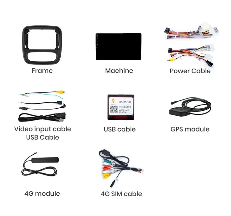 Navigatie Renault Trafic (2015-2019), Android, Ecran 9 inch, 4GB RAM 64GB, 8-core