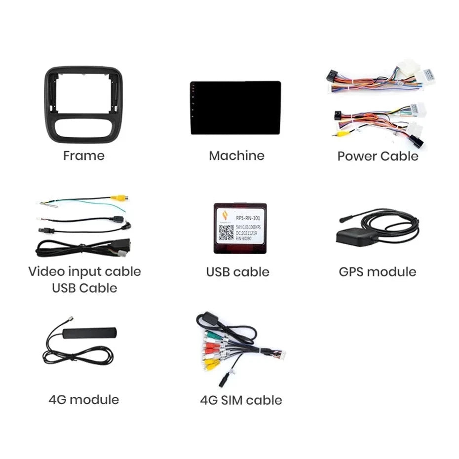 Navigatie Opel Vivaro (2014-2018), Android, Ecran 9 inch, 6GB RAM 128GB, 8-core